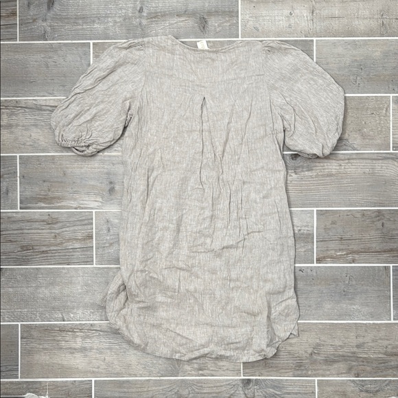 Cynthia Rowley Gray Puffed Sleeve Dress - Picture 4 of 5